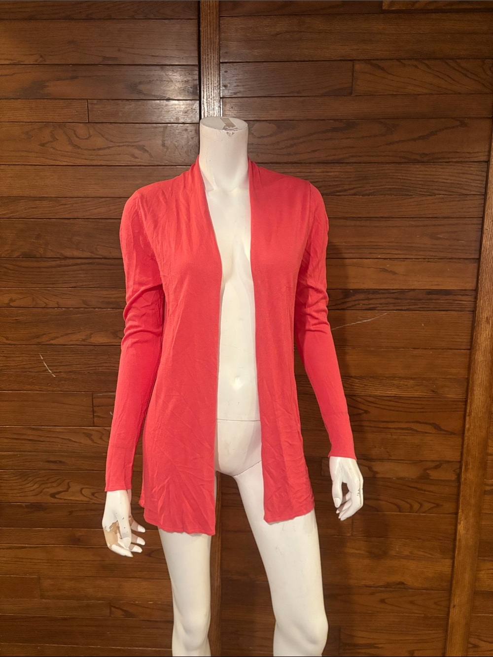 Women's Open-Front Coral Cardigan Lightweight Layer